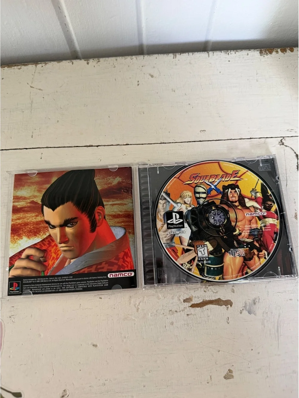 Soul Blade PlayStation 1 PS1 Game Namco Complete Case and Manual